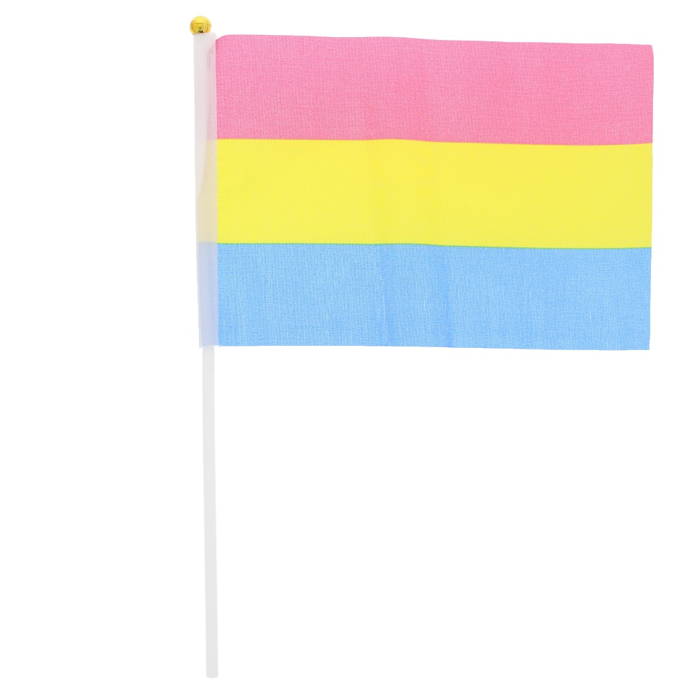 Zac's Alter Ego - Handheld Pansexual 30 x 16.5cm Flagge - Mehrfarben